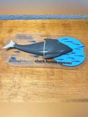 NWT 8.5” Animal House Gray Shark Bottle Opener